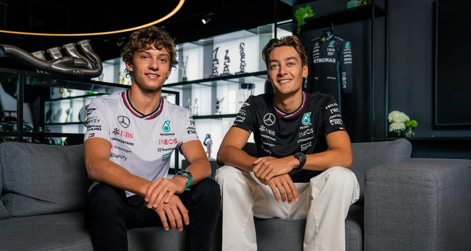 Andrea Kimi Antonello i George Russell - Mercedes-AMG Petronas Formula One Team / © Mercedes-AMG Petronas Formula One Team / LAT Images