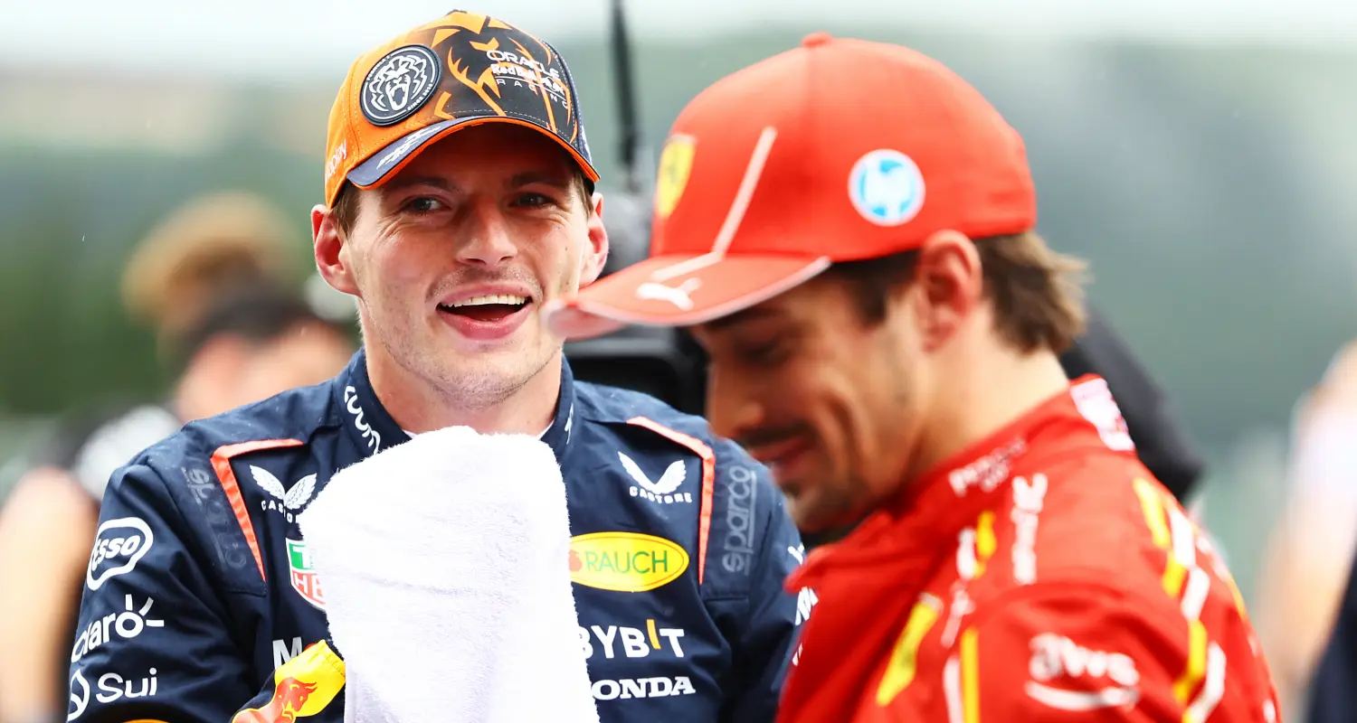 Max Verstappen - Oracle Red Bull Racing i Charles Leclerc / Scuderia Ferrari / © Getty Images / Red Bull Content Pool